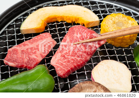 烤肉/燒烤圖像 46861820