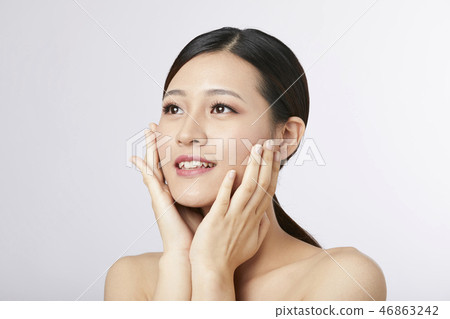 女性美容系列顏色回 女性美容系列顏色回 46863242