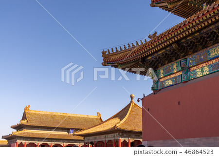 紫禁城故宮博物院 中国北京観光スポット Forbidden City 世界五大博物館 保和殿 三大殿 紫禁城故宮博物院 中国北京観光スポット Forbidden City 世界五大博物館 保和殿 三大殿 46864523