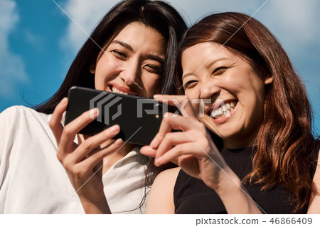 Female Friend Smartphone Female Friend Smartphone 46866409