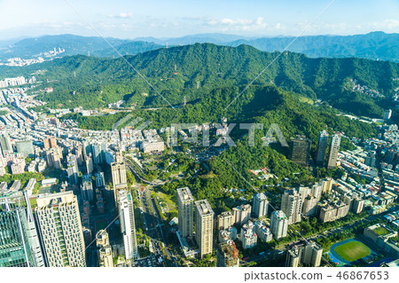 Beautiful architecture building taipei city 46867653
