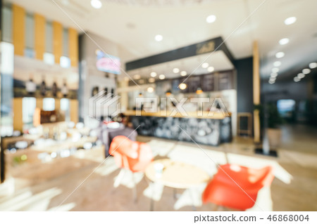Abstract blur breakfast buffet catering in restaurant of hotel Abstract blur breakfast buffet catering in restaurant of hotel 46868004