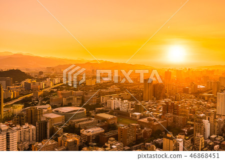 Beautiful architecture building taipei city Beautiful architecture building taipei city 46868451