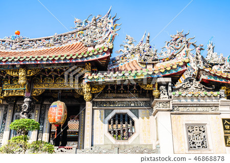 Longshan temple in taipei city taiwan Longshan temple in taipei city taiwan 46868878