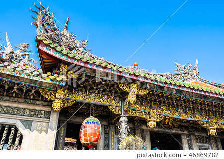 Longshan temple in taipei city taiwan Longshan temple in taipei city taiwan 46869782