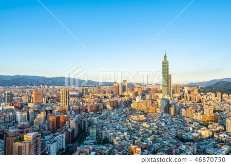 Beautiful architecture building taipei city 46870750