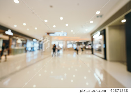 Abstract blur and defocused luxury shopping mall interior in department store Abstract blur and defocused luxury shopping mall interior in department store 46871288