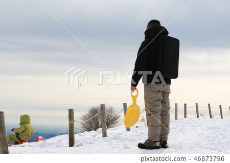 Snowslide 46873796
