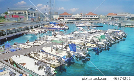 遊艇港口背景材料 46874291