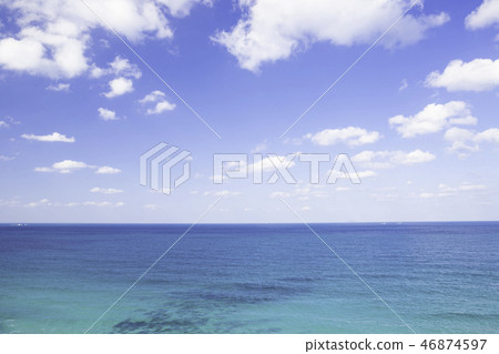 福岡縣五島市美麗的Futumigaura海 46874597