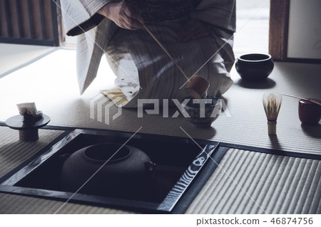 Tea ceremony furnace hand 46874756