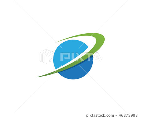 globe ilustration logo vector template - - Stock Illustration [46875998 ...