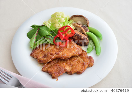 Pork teriyaki Pork teriyaki 46876419