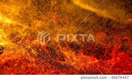 Hot Volcanic Magma, Lava Background Hot Volcanic Magma, Lava Background 46876487