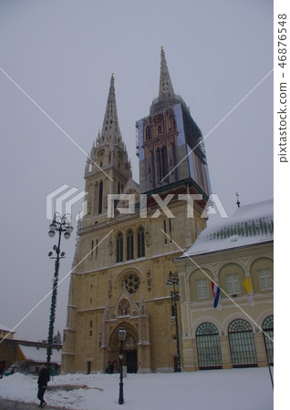 Croatia Zagreb Our Lady Cathedral Croatia Zagreb Our Lady Cathedral 46876548