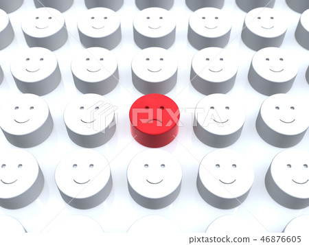 CG 3D例證3D設計象標記人們不滿少數人面孔組織我的和平日本 CG 3D例證3D設計象標記人們不滿少數人面孔組織我的和平日本 46876605
