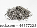 Heap of mineral fertilizers closeup 46877228