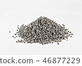 Heap of mineral fertilizers closeup 46877229