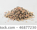 Heap of mineral fertilizers closeup 46877230