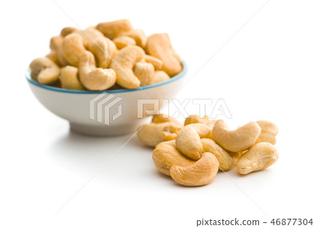 Roasted cashew nuts. 46877304