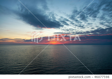 Sunset landscape at Cape Kaliakra, Bulgaria Sunset landscape at Cape Kaliakra, Bulgaria 46877598