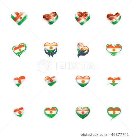 Niger flag, vector illustration on a white background 46877741