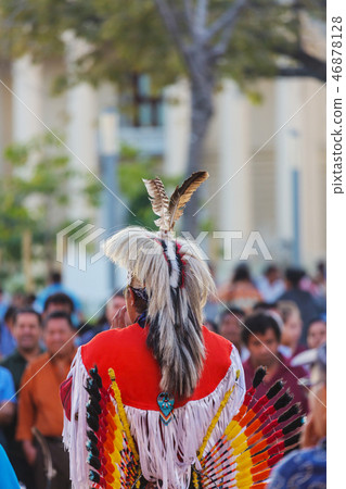Indian dancer in El Salvador 46878128