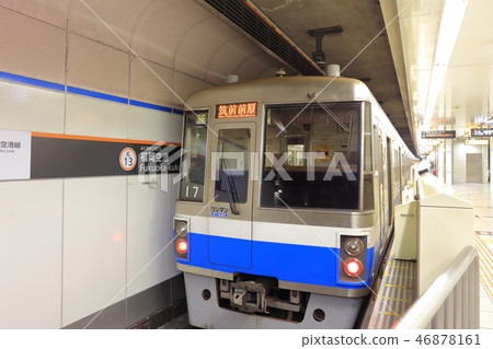 Fukuoka City Subway Airport Line _ Train Exterior 46878161