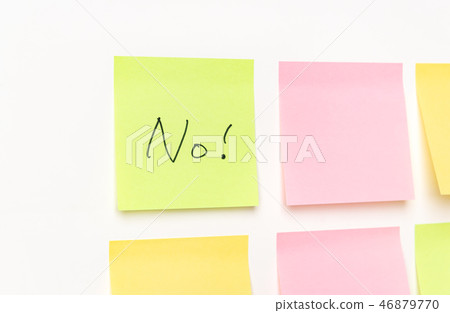 Sticky note No Sticky note Paste message negation Sticky note No Sticky note Paste message negation 46879770