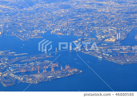 橫濱港航拍照片 46880588