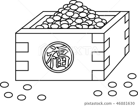 Setsubun Bean Maki Masu Fuzu February Illustration Setsubun Bean Maki Masu Fuzu February Illustration 46881630