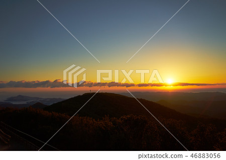 Ise City _ sunrise from the summit of Asakuyama _ No 3 46883056