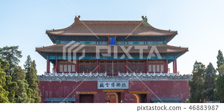 紫禁城故宮博物院 中国北京観光スポット Forbidden City 世界五大博物館 神武門 正門 紫禁城故宮博物院 中国北京観光スポット Forbidden City 世界五大博物館 神武門 正門 46883987