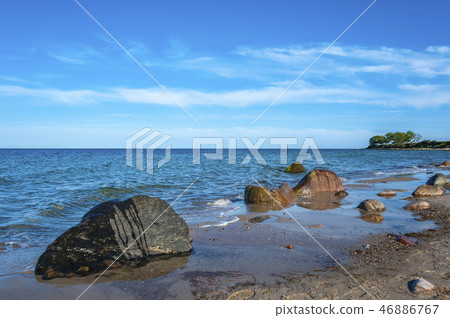 Steep coast in Staberhuk 46886767