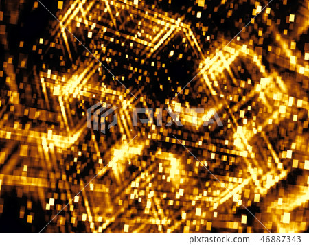 Abstract technology blur with cubes - digitally generated image Abstract technology blur with cubes - digitally generated image 46887343