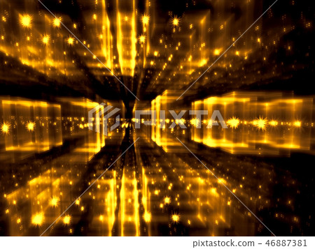 Fractal perspective blur in modern style -  digitally generated  46887381