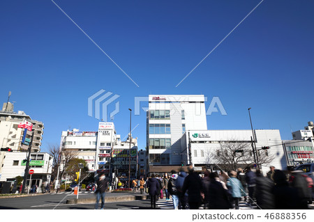 Tokyo cityscape of Japan I look at Sugamo Station 46888356