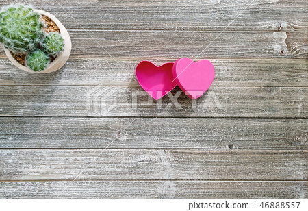 Person holding heart shaped box in her hands Person holding heart shaped box in her hands 46888557