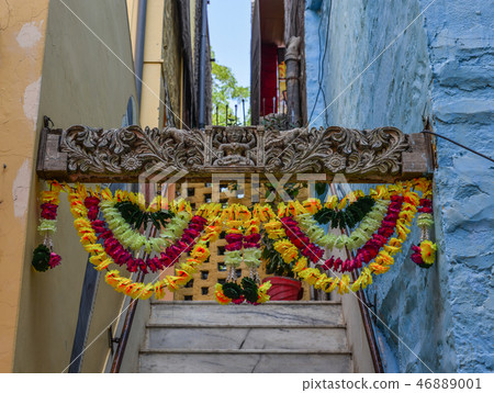 Old buildings in Jodhpur, India 46889001