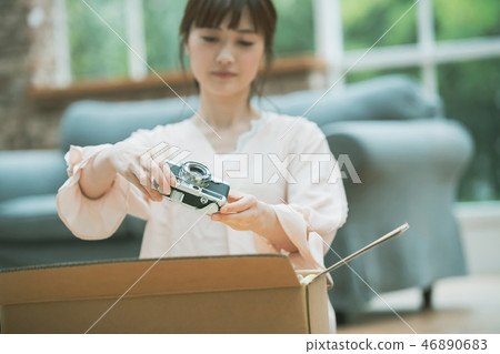 照相機 女生 女孩 46890683