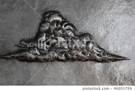 Moonsan寺廟壁畫安心的一部分在清邁，泰國。 46893789