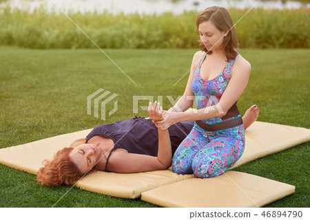 Thai hand nassage. 46894790