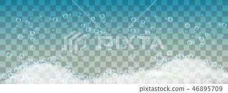 Soap foam and bubbles Soap foam and bubbles 46895709
