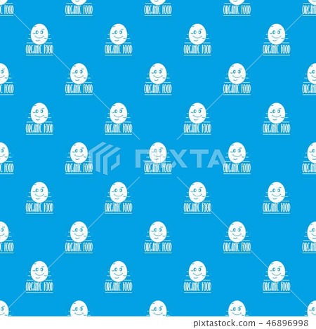 Potato pattern vector seamless blue Potato pattern vector seamless blue 46896998