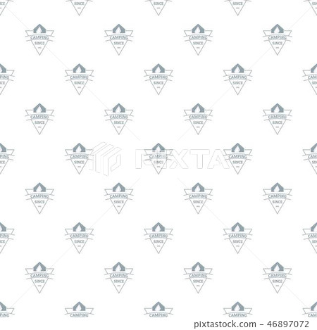 Camping pattern vector seamless 46897072