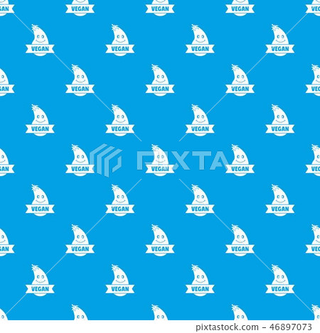 Natural eggplant pattern vector seamless blue 46897073