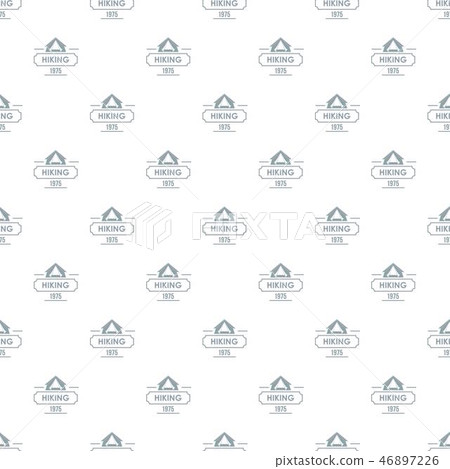 Hiking pattern vector seamless 46897226