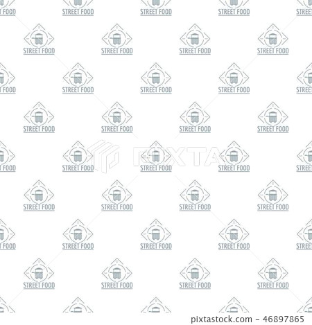 Street food pattern vector seamless Street food pattern vector seamless 46897865