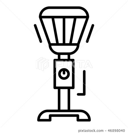 Stand heater icon, outline style Stand heater icon, outline style 46898040