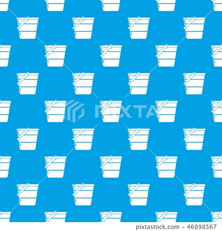 Bucket pattern vector seamless blue 46898567